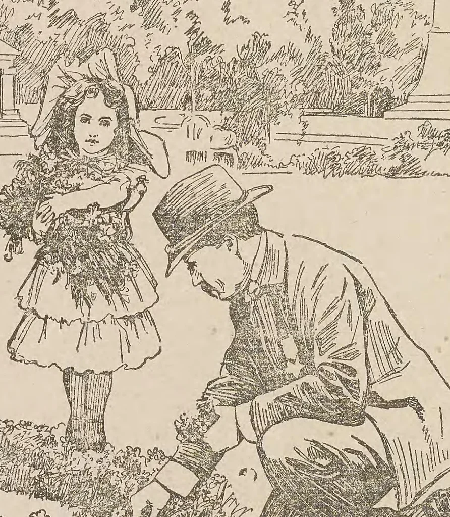 An illustration from The Youth's realm, 1906, leaf 1