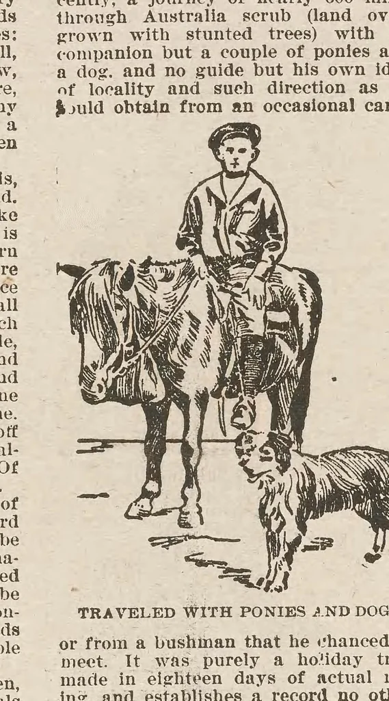 An illustration from The Youth's realm, 1906, leaf 5