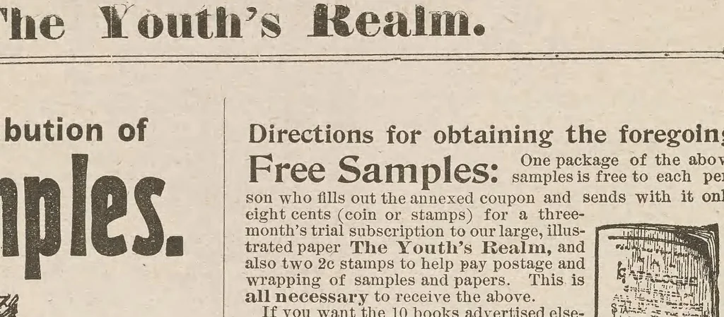 An illustration from The Youth's realm, 1906, leaf 8