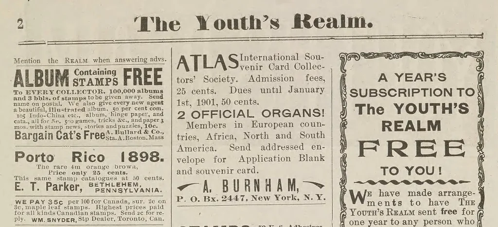 An illustration from The Youth's realm, 1906, leaf 2