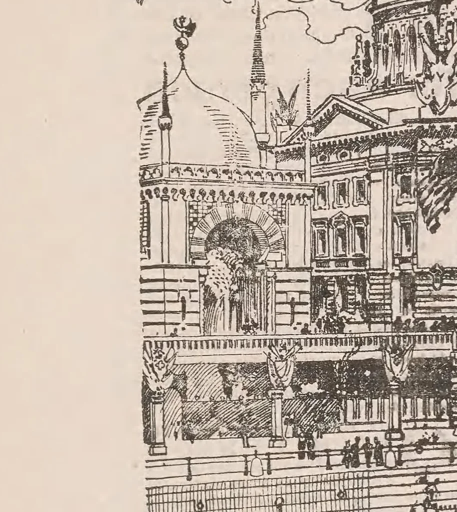An illustration from The Youth's realm, 1906, leaf 7