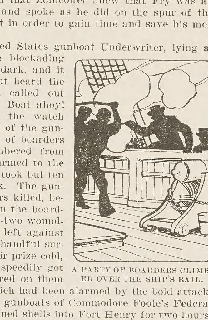 An illustration from The Youth's realm, 1906, leaf 4