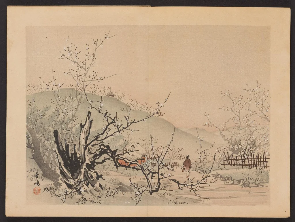 An illustration from Yōfu gajō, 1895, leaf 13