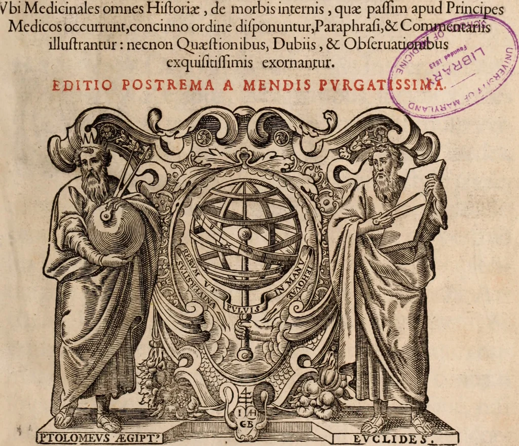 An illustration from Zacuti Lusitani Opera omnia, 1667, leaf 6