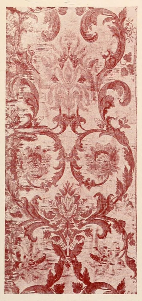 An illustration from Zarys artystycznego rozwoju tkactwa i haftarstwa; objaniony zabytkami Muzeum Narodowego w Krakowie, 1906, leaf 263