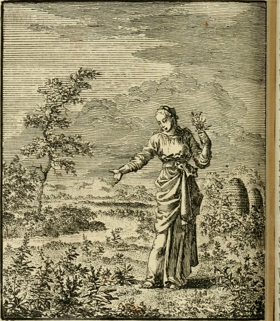 An illustration from Zedelyke en stichtelyke gezangen, 1734, leaf 137