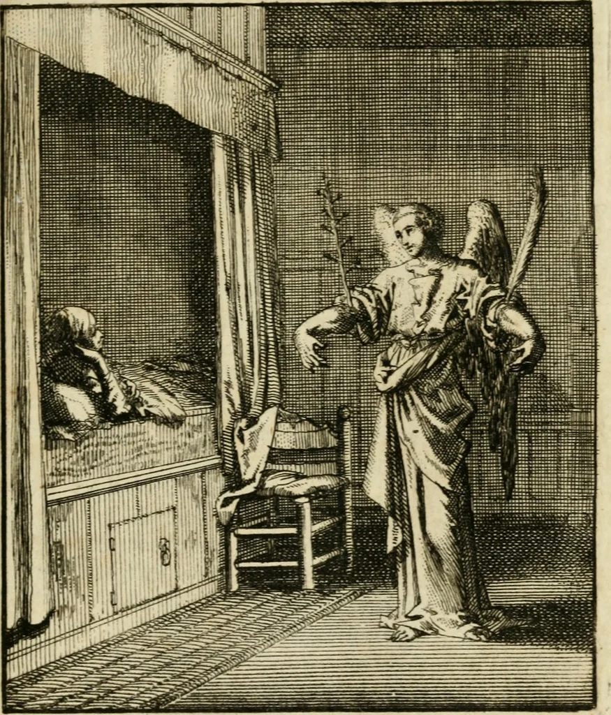 An illustration from Zedelyke en stichtelyke gezangen, 1734, leaf 238