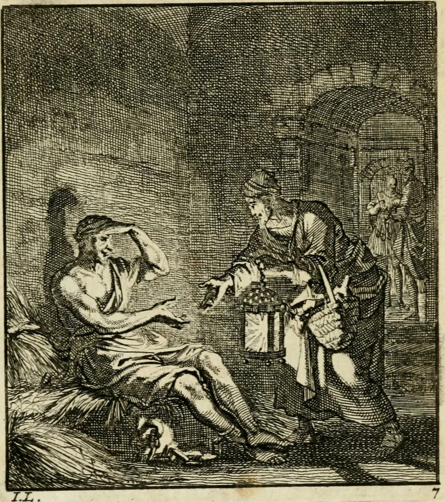 An illustration from Zedelyke en stichtelyke gezangen, 1734, leaf 336
