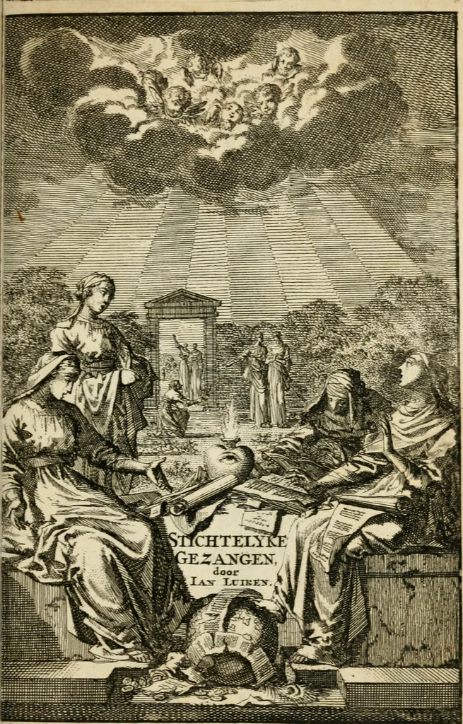 An illustration from Zedelyke en stichtelyke gezangen, 1734, leaf 4
