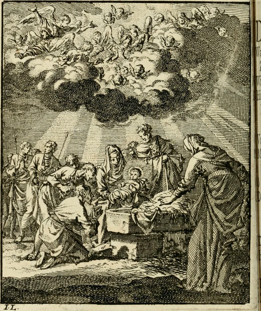 An illustration from Zedelyke en stichtelyke gezangen, 1734, leaf 55