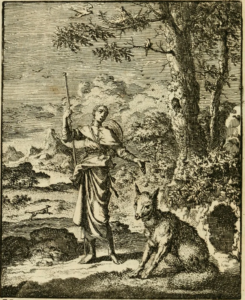 An illustration from Zedelyke en stichtelyke gezangen, 1734, leaf 65