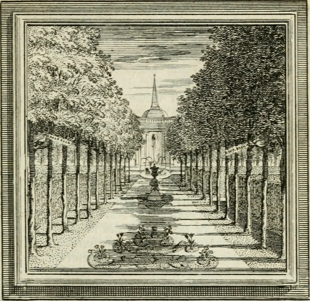 An illustration from Zederyke zinnebeelden der tonge, 1716, leaf 208