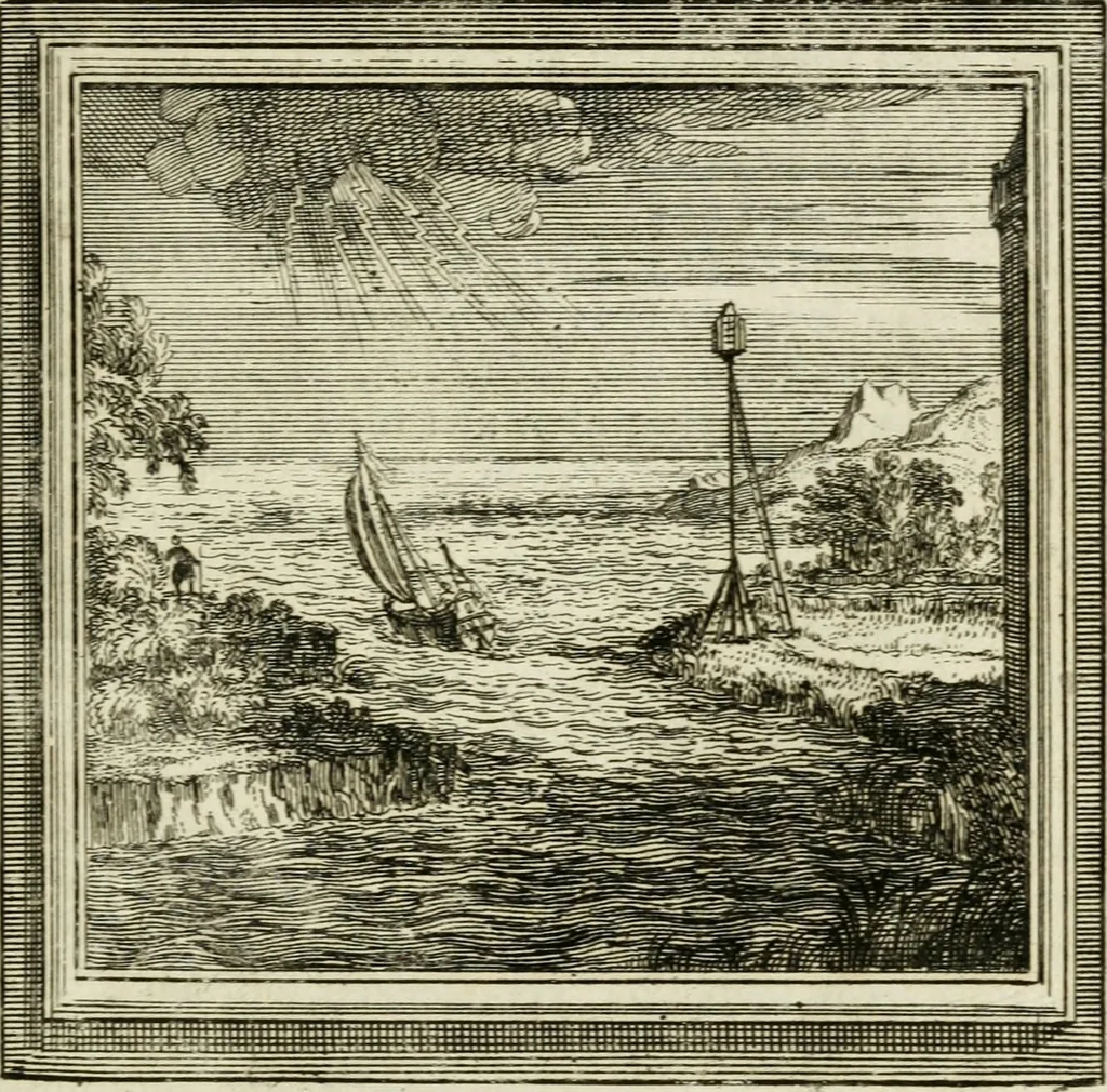 An illustration from Zederyke zinnebeelden der tonge, 1716, leaf 264