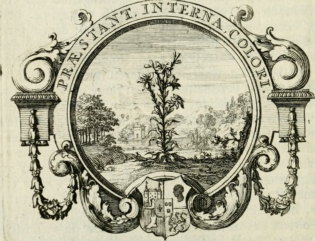 An illustration from Zederyke zinnebeelden der tonge, 1716, leaf 363