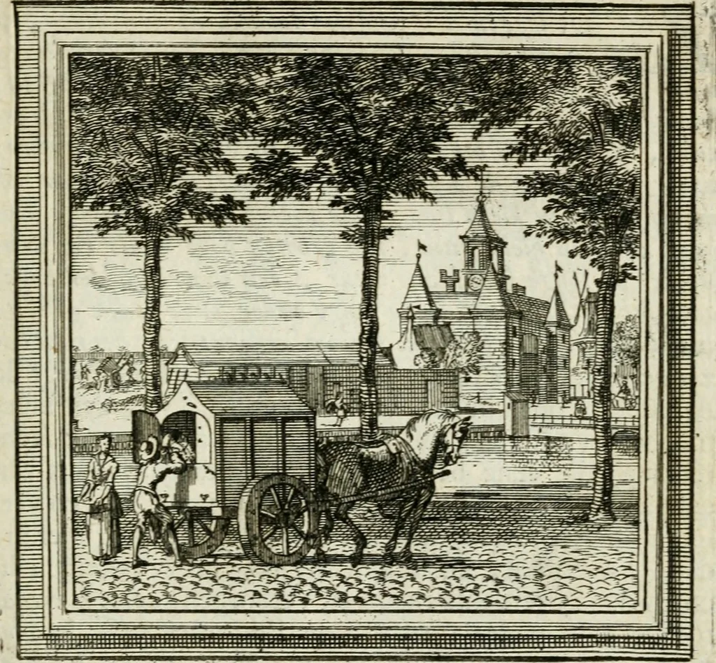 An illustration from Zederyke zinnebeelden der tonge, 1716, leaf 74