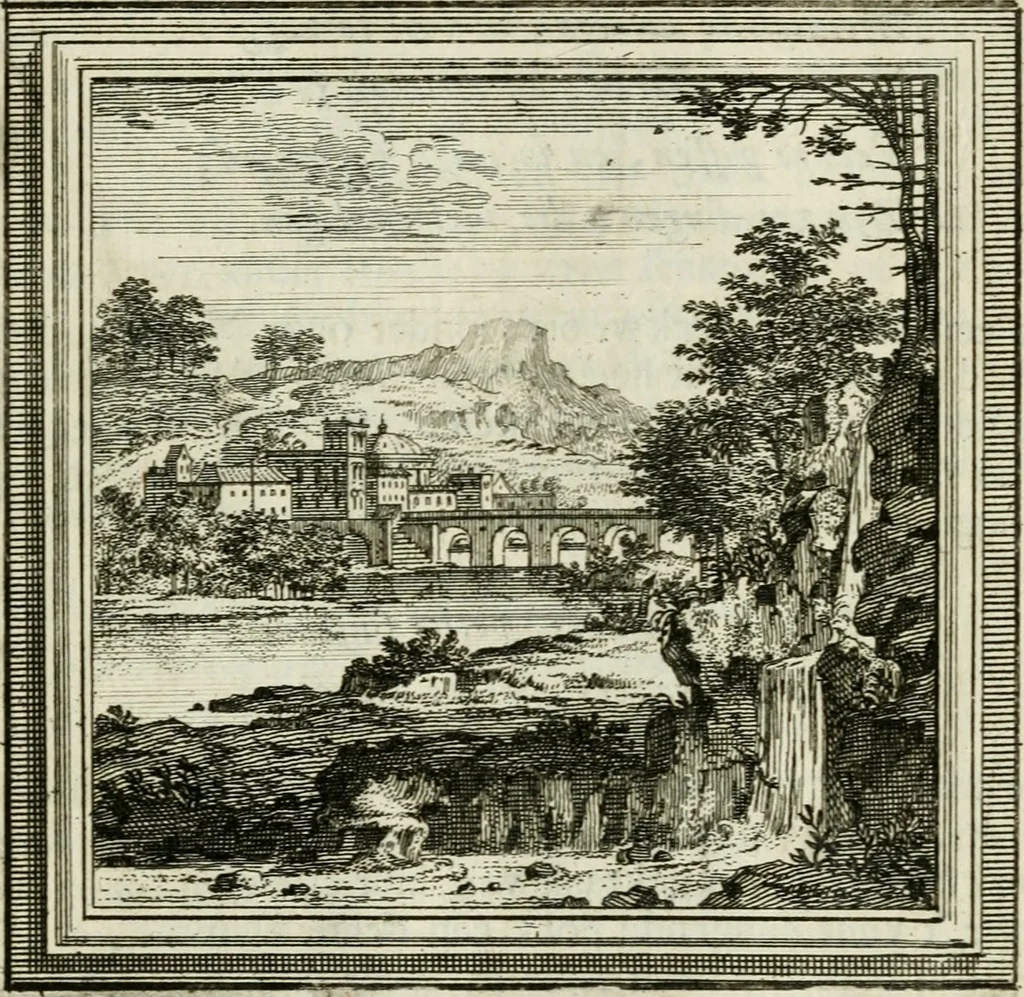 An illustration from Zederyke zinnebeelden der tonge, 1716, leaf 98