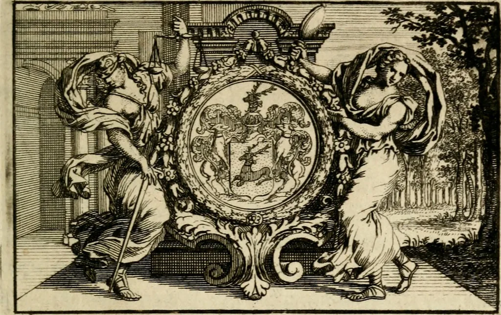 An illustration from Zederyke zinnebeelden der tonge, 1716, leaf 12