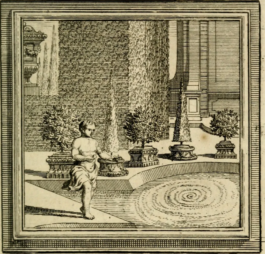 An illustration from Zederyke zinnebeelden der tonge, 1716, leaf 314