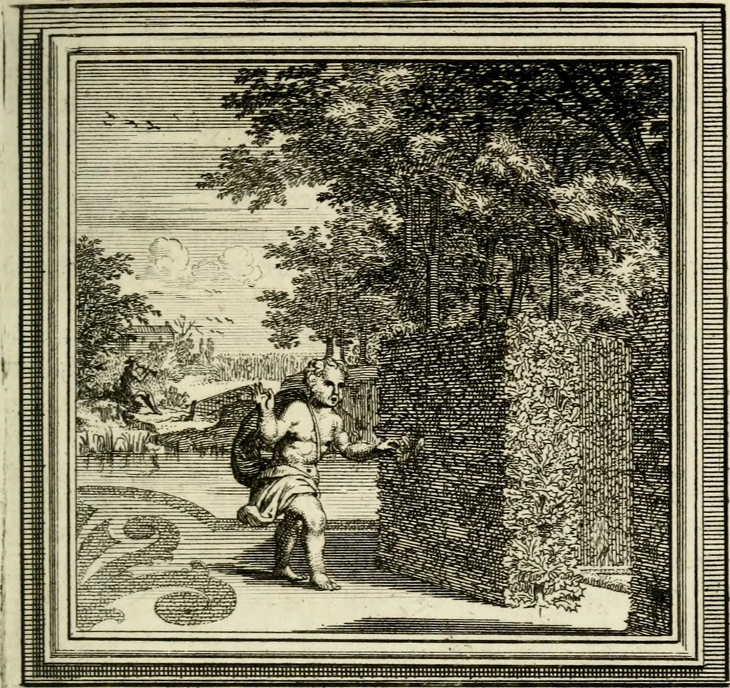 An illustration from Zederyke zinnebeelden der tonge, 1716, leaf 54