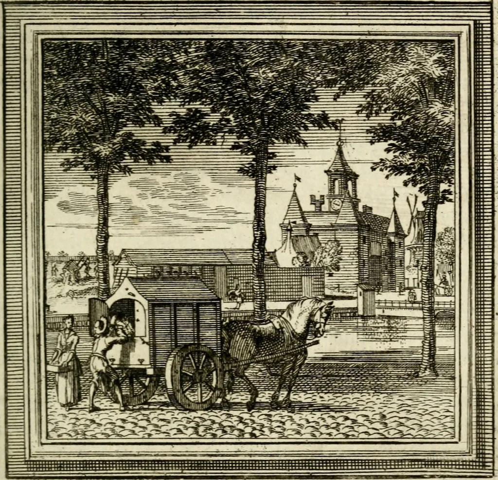An illustration from Zederyke zinnebeelden der tonge, 1716, leaf 74