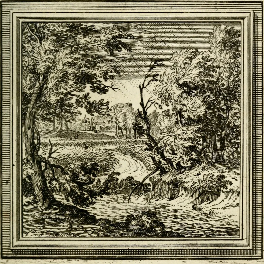 An illustration from Zederyke zinnebeelden der tonge, 1716, leaf 82