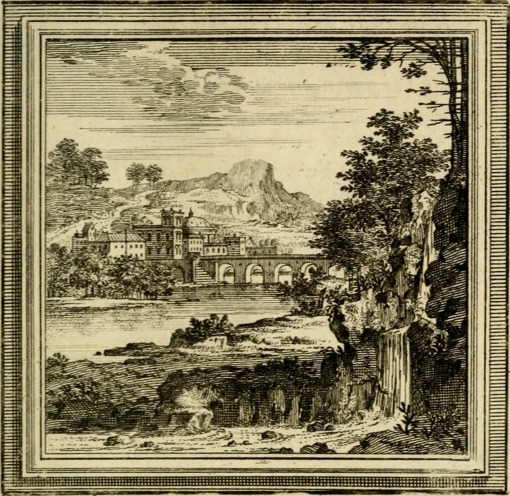 An illustration from Zederyke zinnebeelden der tonge, 1716, leaf 98