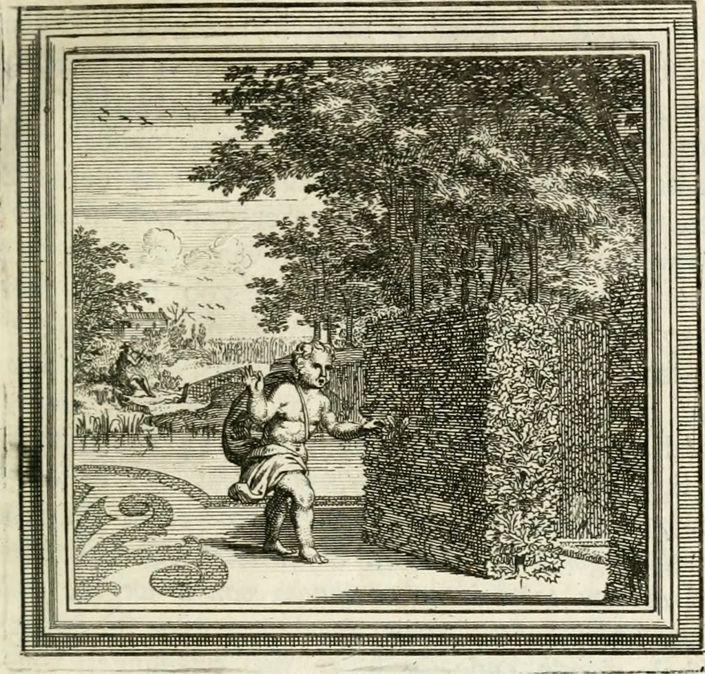 An illustration from Zederyke zinnebeelden der tonge, 1764, leaf 152