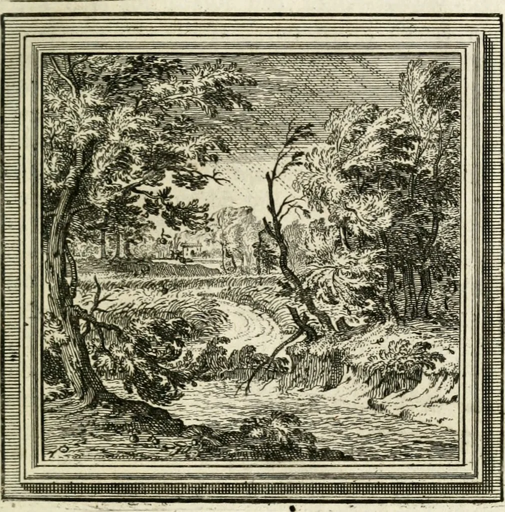 An illustration from Zederyke zinnebeelden der tonge, 1764, leaf 180