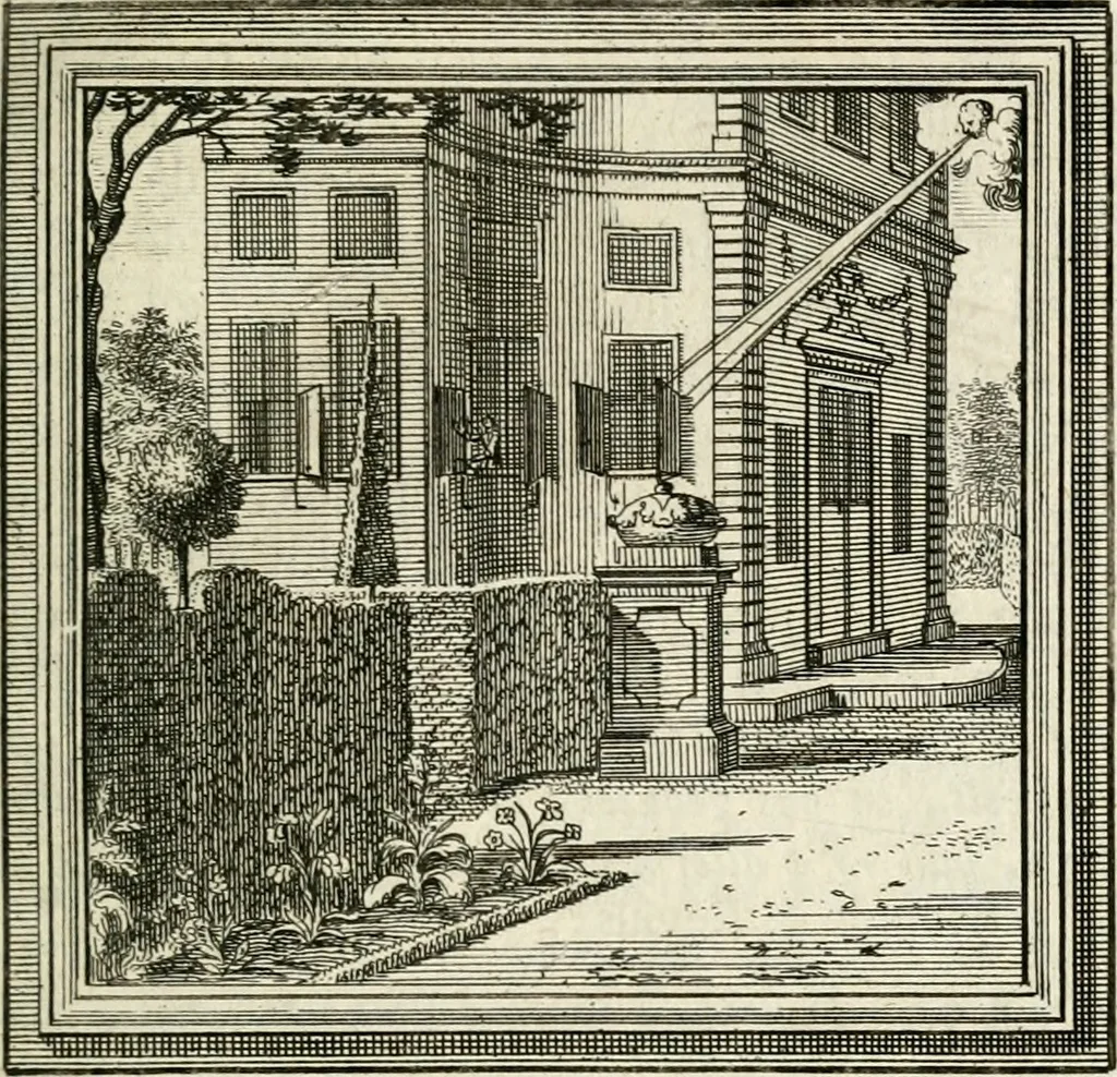 An illustration from Zederyke zinnebeelden der tonge, 1764, leaf 220