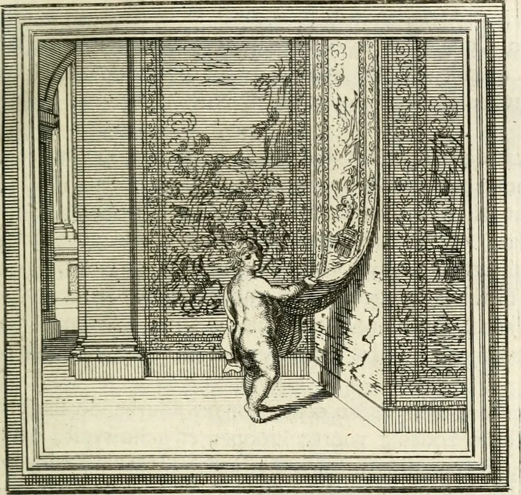 An illustration from Zederyke zinnebeelden der tonge, 1764, leaf 228