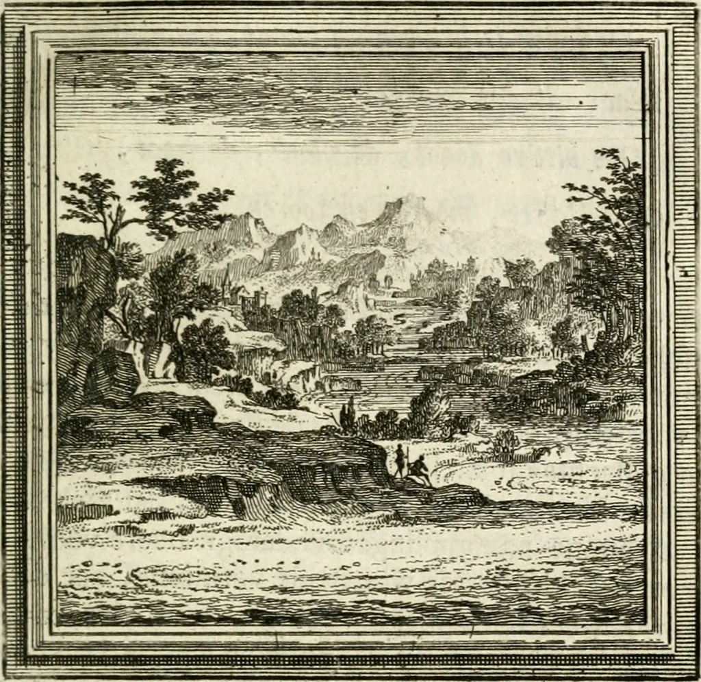 An illustration from Zederyke zinnebeelden der tonge, 1764, leaf 260