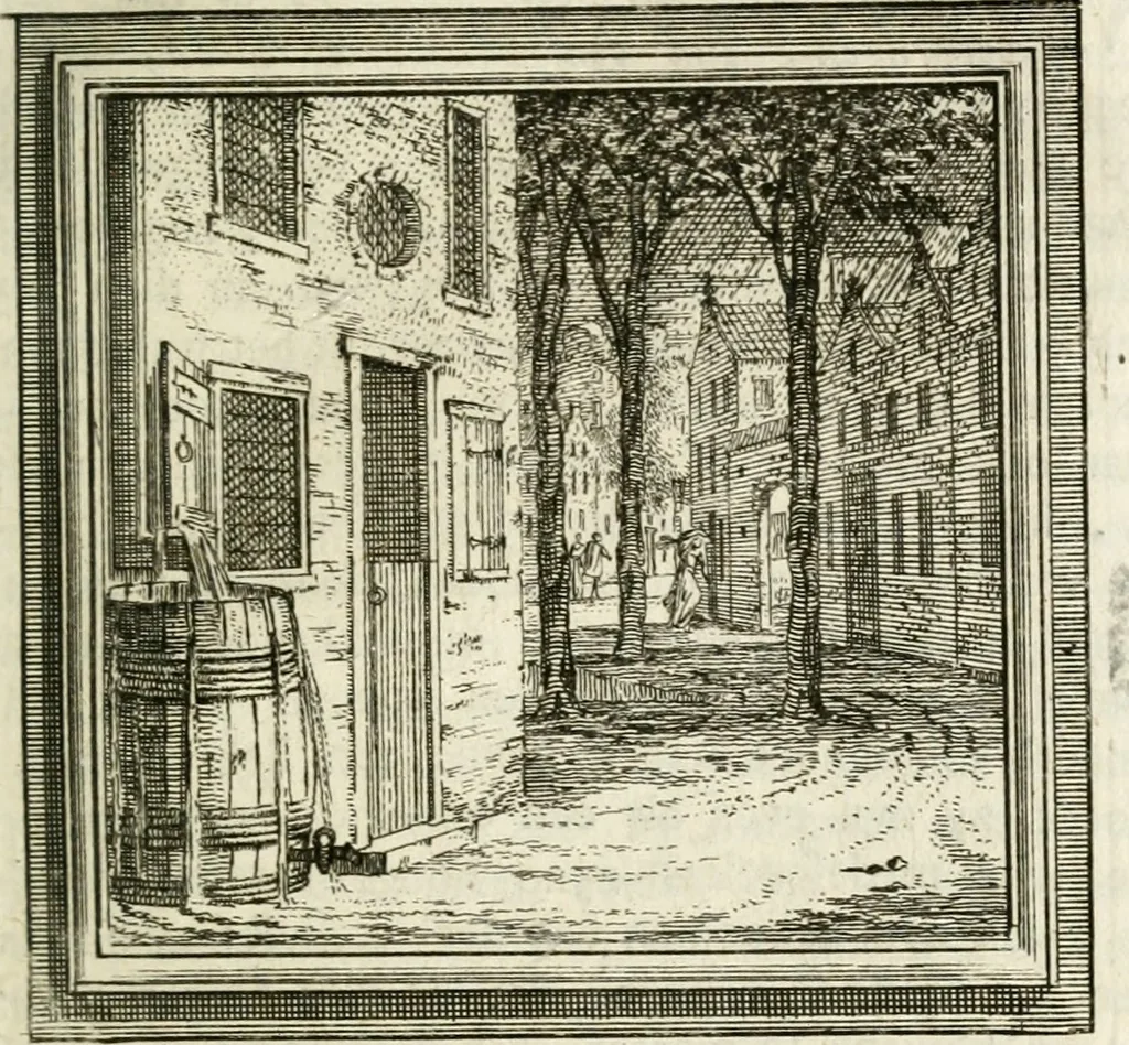 An illustration from Zederyke zinnebeelden der tonge, 1764, leaf 290