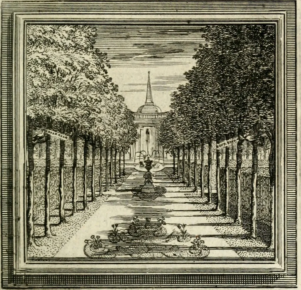 An illustration from Zederyke zinnebeelden der tonge, 1764, leaf 306