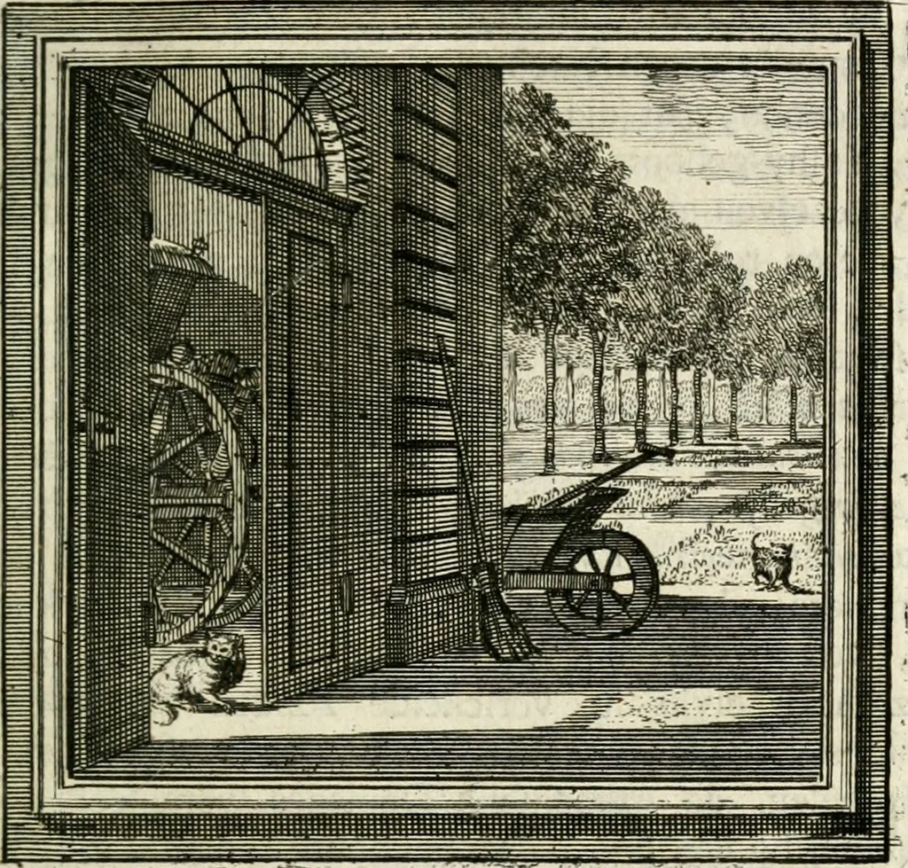 An illustration from Zederyke zinnebeelden der tonge, 1764, leaf 342