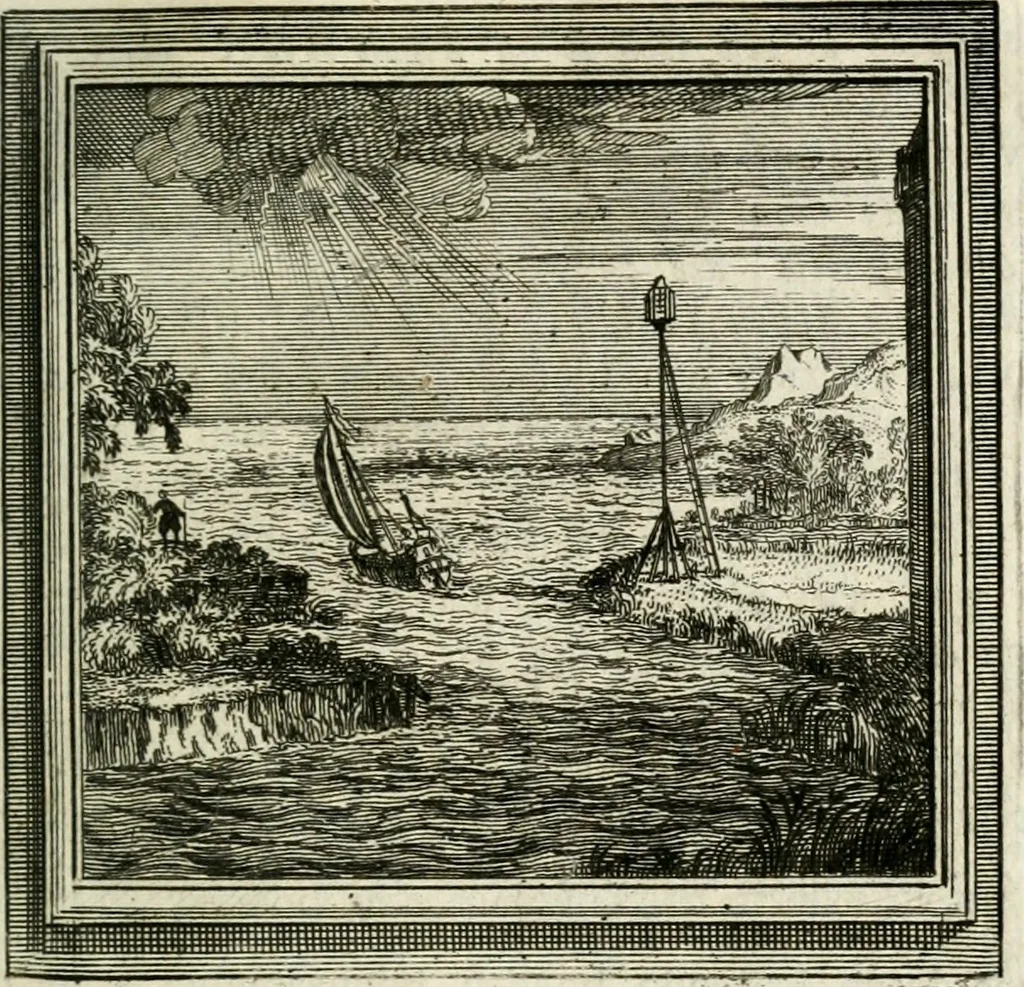 An illustration from Zederyke zinnebeelden der tonge, 1764, leaf 362