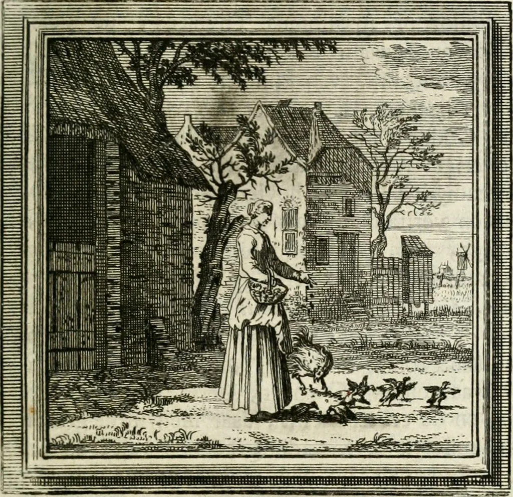 An illustration from Zederyke zinnebeelden der tonge, 1764, leaf 386