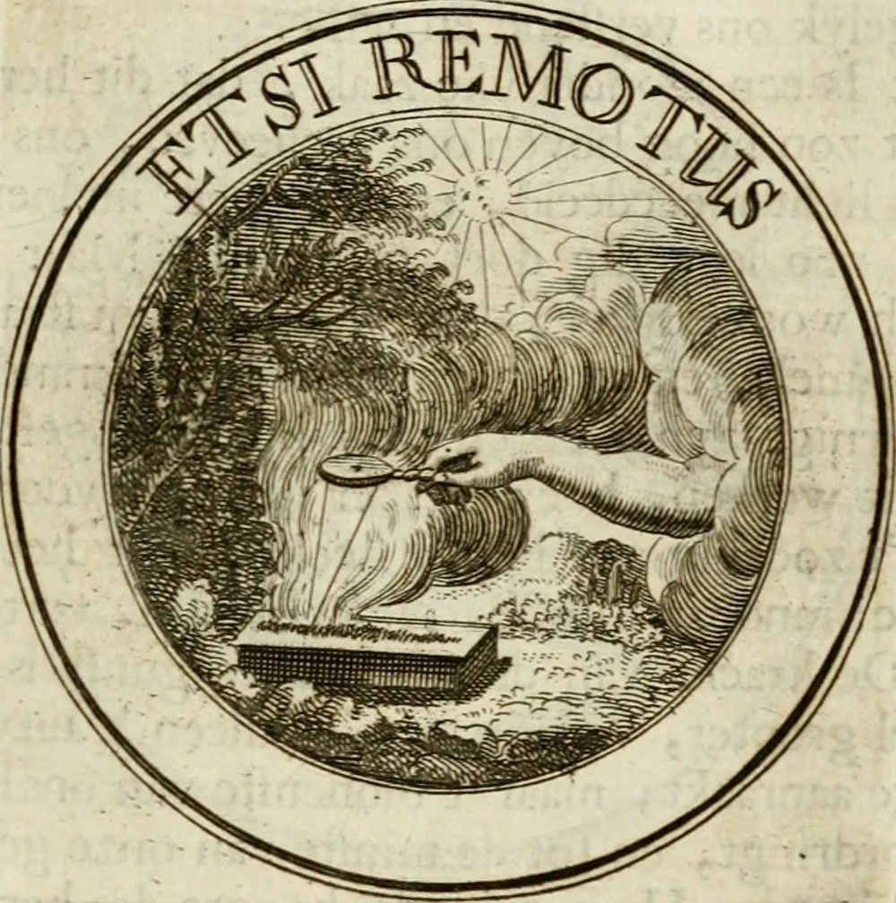 An illustration from Zederyke zinnebeelden : vertoont in konstplaten, door kragtige redeneeringen en maat-digten nutte van het menschelyke leven toegepast, 1713, leaf 114
