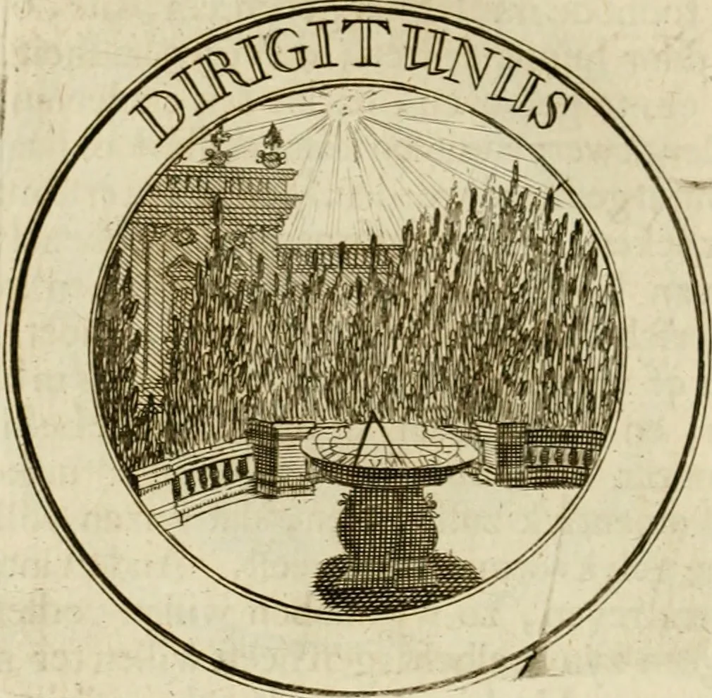 An illustration from Zederyke zinnebeelden : vertoont in konstplaten, door kragtige redeneeringen en maat-digten nutte van het menschelyke leven toegepast, 1713, leaf 127