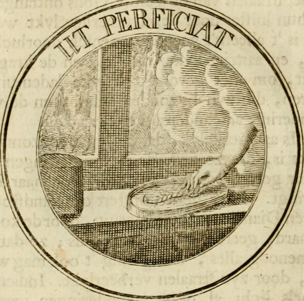 An illustration from Zederyke zinnebeelden : vertoont in konstplaten, door kragtige redeneeringen en maat-digten nutte van het menschelyke leven toegepast, 1713, leaf 137