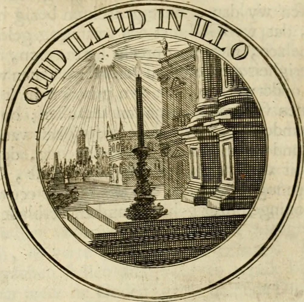 An illustration from Zederyke zinnebeelden : vertoont in konstplaten, door kragtige redeneeringen en maat-digten nutte van het menschelyke leven toegepast, 1713, leaf 149
