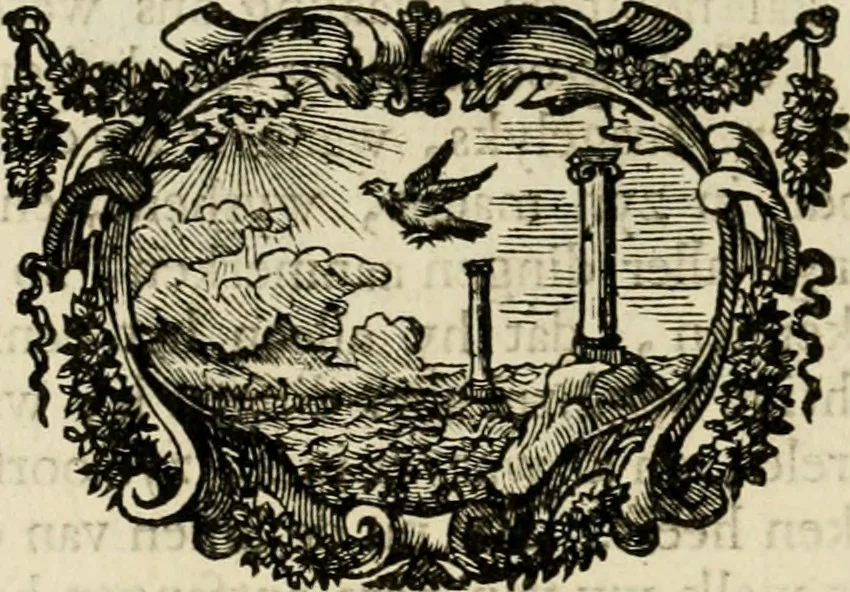 An illustration from Zederyke zinnebeelden : vertoont in konstplaten, door kragtige redeneeringen en maat-digten nutte van het menschelyke leven toegepast, 1713, leaf 155