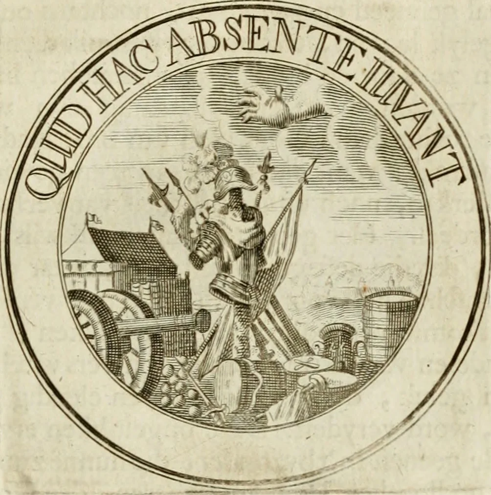 An illustration from Zederyke zinnebeelden : vertoont in konstplaten, door kragtige redeneeringen en maat-digten nutte van het menschelyke leven toegepast, 1713, leaf 160