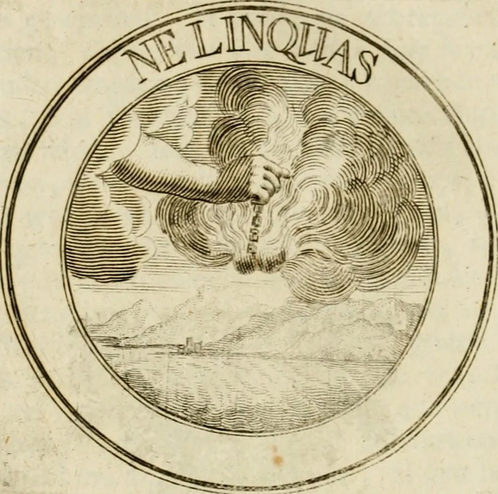 An illustration from Zederyke zinnebeelden : vertoont in konstplaten, door kragtige redeneeringen en maat-digten nutte van het menschelyke leven toegepast, 1713, leaf 165