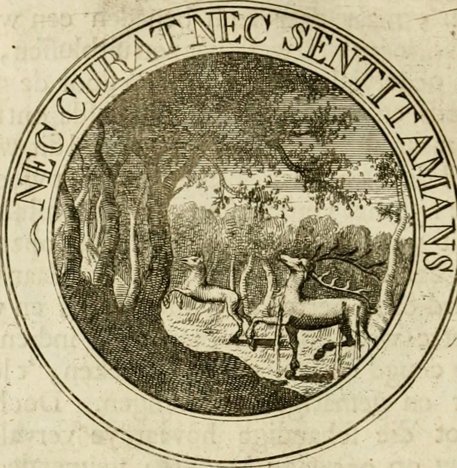An illustration from Zederyke zinnebeelden : vertoont in konstplaten, door kragtige redeneeringen en maat-digten nutte van het menschelyke leven toegepast, 1713, leaf 167