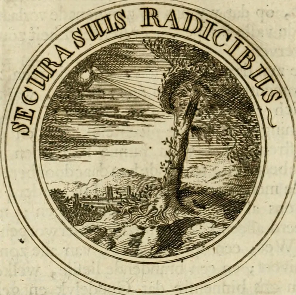 An illustration from Zederyke zinnebeelden : vertoont in konstplaten, door kragtige redeneeringen en maat-digten nutte van het menschelyke leven toegepast, 1713, leaf 17