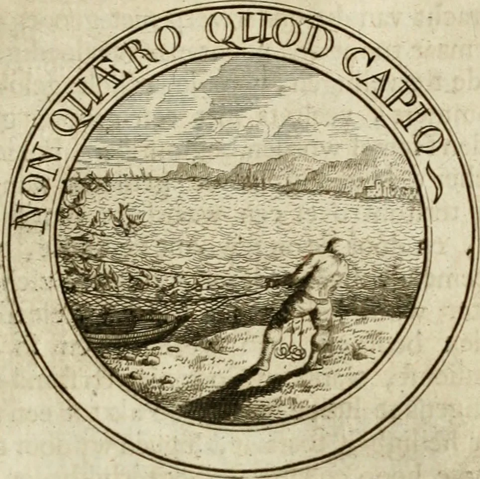 An illustration from Zederyke zinnebeelden : vertoont in konstplaten, door kragtige redeneeringen en maat-digten nutte van het menschelyke leven toegepast, 1713, leaf 182