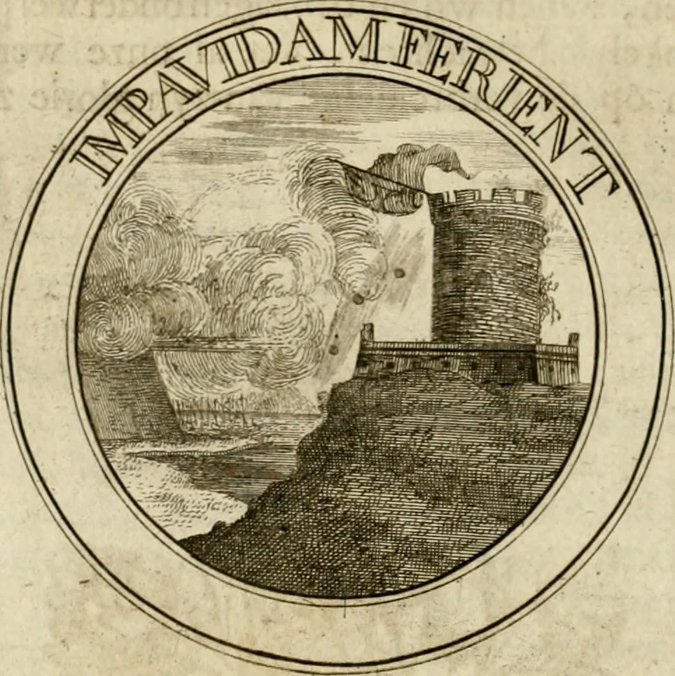 An illustration from Zederyke zinnebeelden : vertoont in konstplaten, door kragtige redeneeringen en maat-digten nutte van het menschelyke leven toegepast, 1713, leaf 185