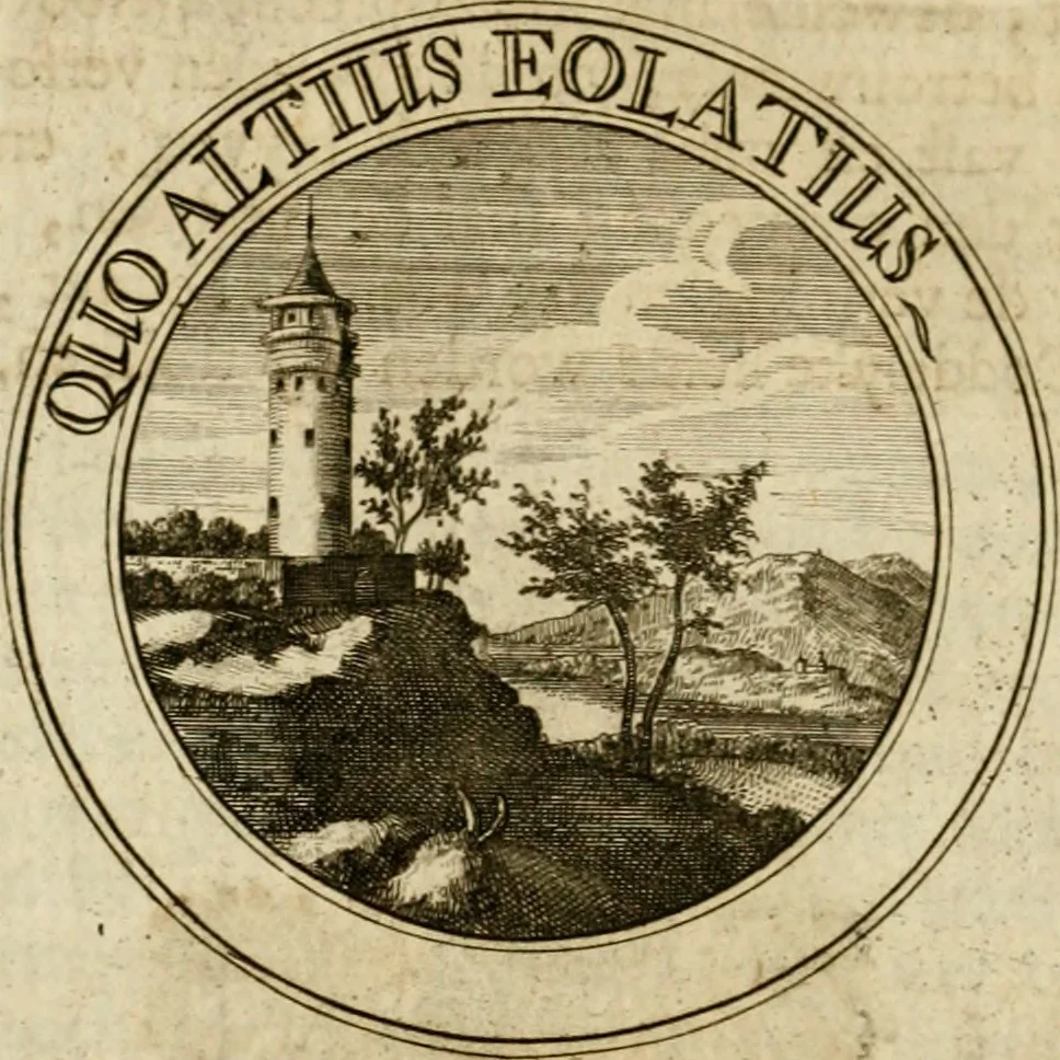 An illustration from Zederyke zinnebeelden : vertoont in konstplaten, door kragtige redeneeringen en maat-digten nutte van het menschelyke leven toegepast, 1713, leaf 191