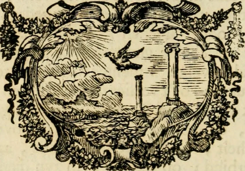 An illustration from Zederyke zinnebeelden : vertoont in konstplaten, door kragtige redeneeringen en maat-digten nutte van het menschelyke leven toegepast, 1713, leaf 205