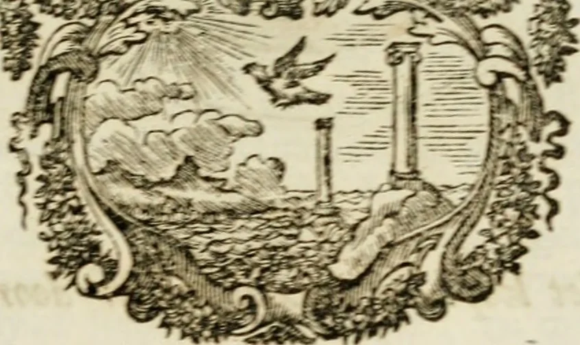 An illustration from Zederyke zinnebeelden : vertoont in konstplaten, door kragtige redeneeringen en maat-digten nutte van het menschelyke leven toegepast, 1713, leaf 214